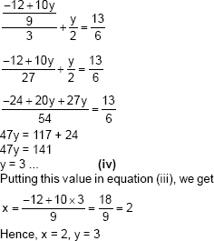 Cbse 10 Math Cbse Linear Equations In Two Variables Ncert Solutions