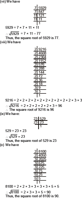 Perfect Squares And Cubes Chart