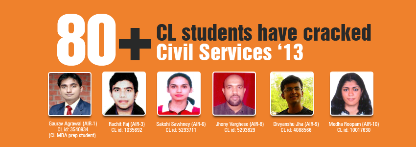 80+ CL Students Cracked Civils Main'13